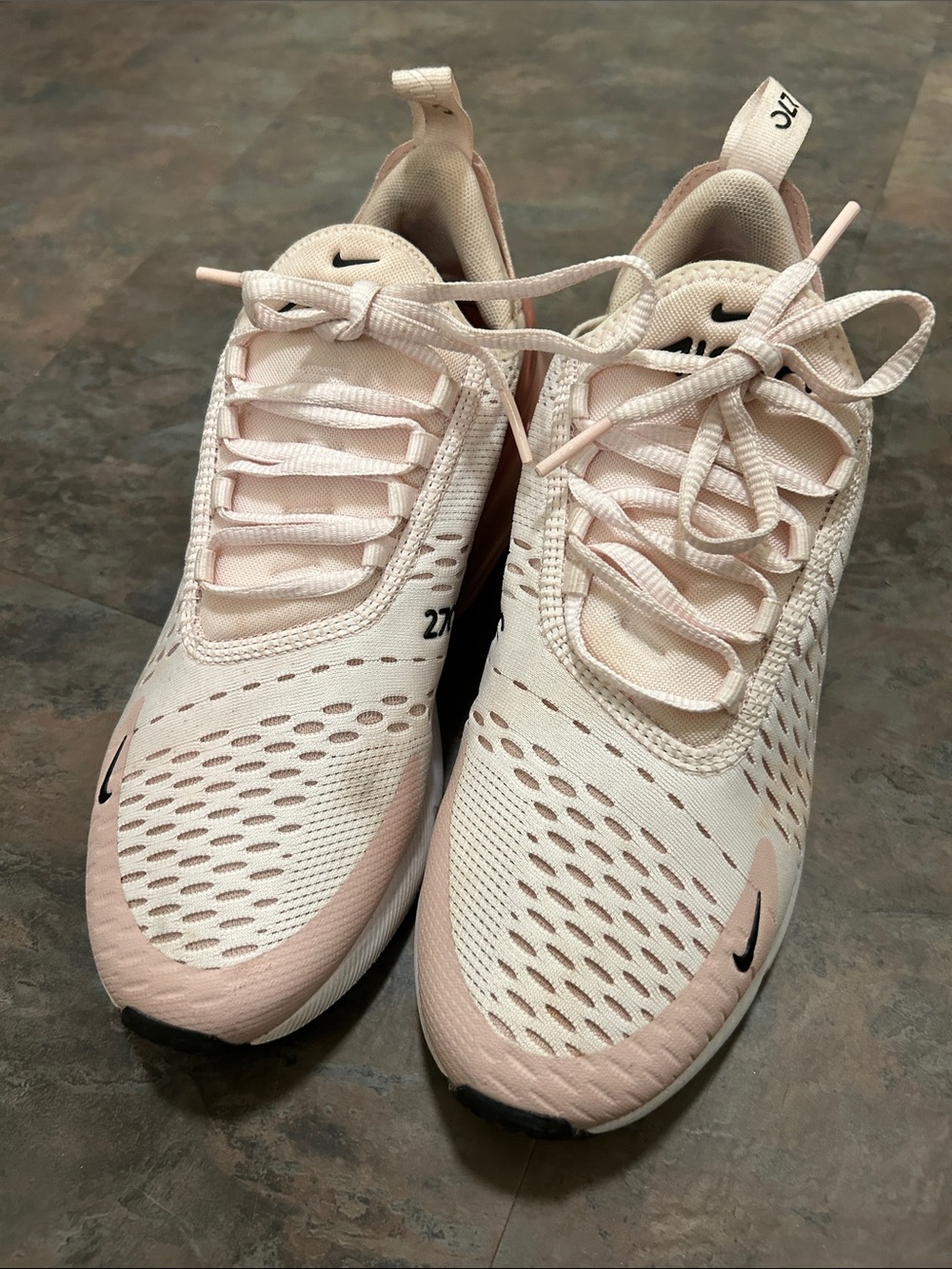 Women’s Ladies Nike Air270 Light Pink Running Sneakers Size 8 EUC with Box - Picture 15 of 16